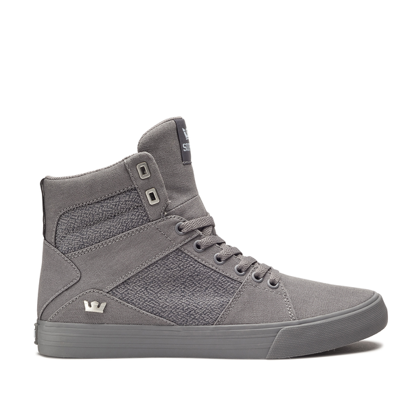 Pantano Constitución Edición Tenis Supra En Mexico - Supra ALUMINUM Altos Gris/Gris | Supra Para Hombre